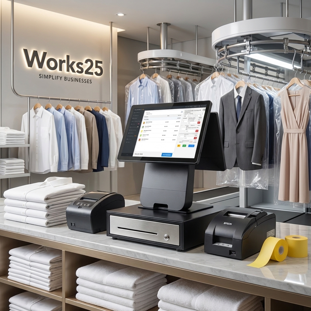Dry Cleaners Tagging and Garment Collection Workflow